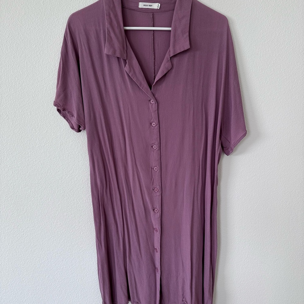 Mod Ref Plum Liberty Dress | size medium